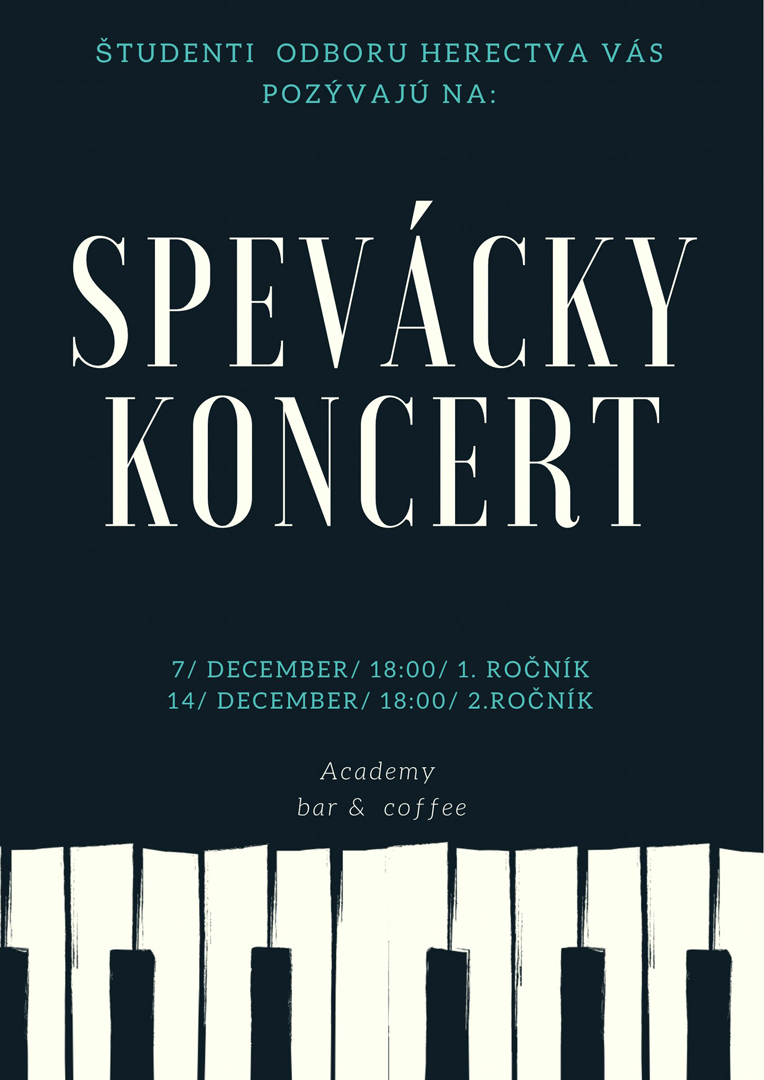 Pozvánka na Spevácky koncert — fotografia 1