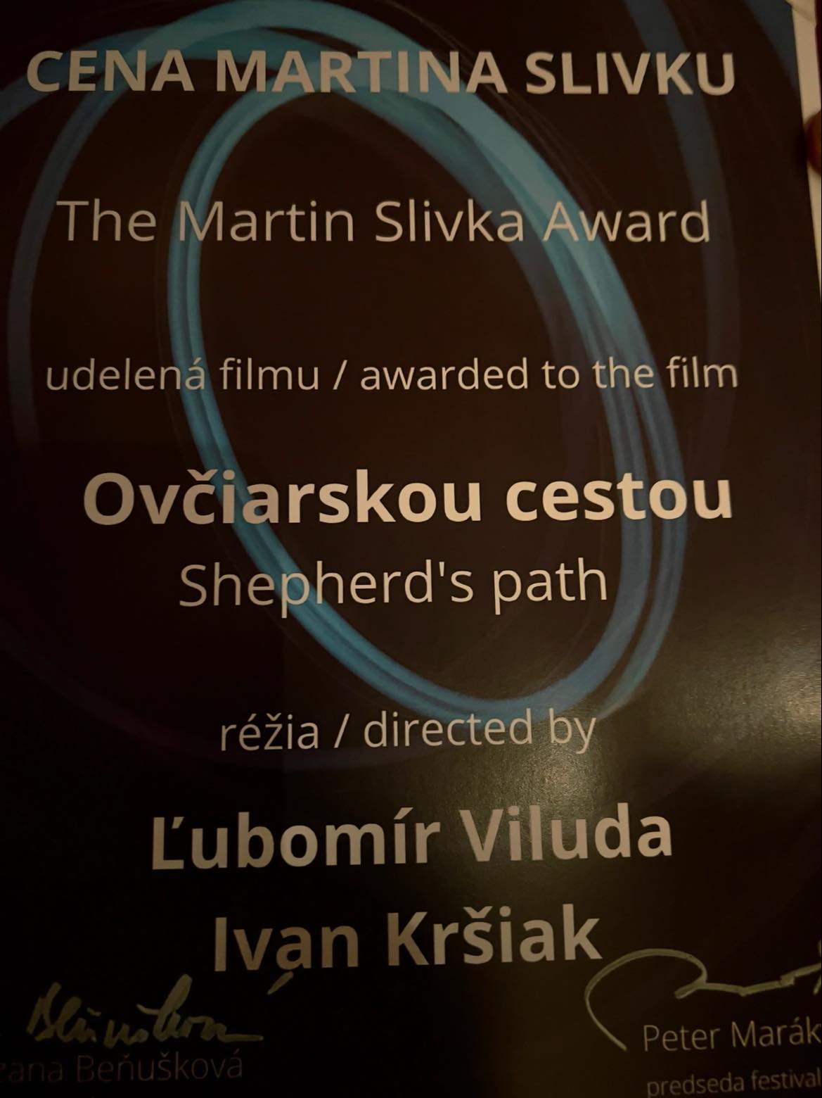 Cena Martina Slivku pre Ľubomíra Viludu a Ivana Kršiaka — fotografia 2